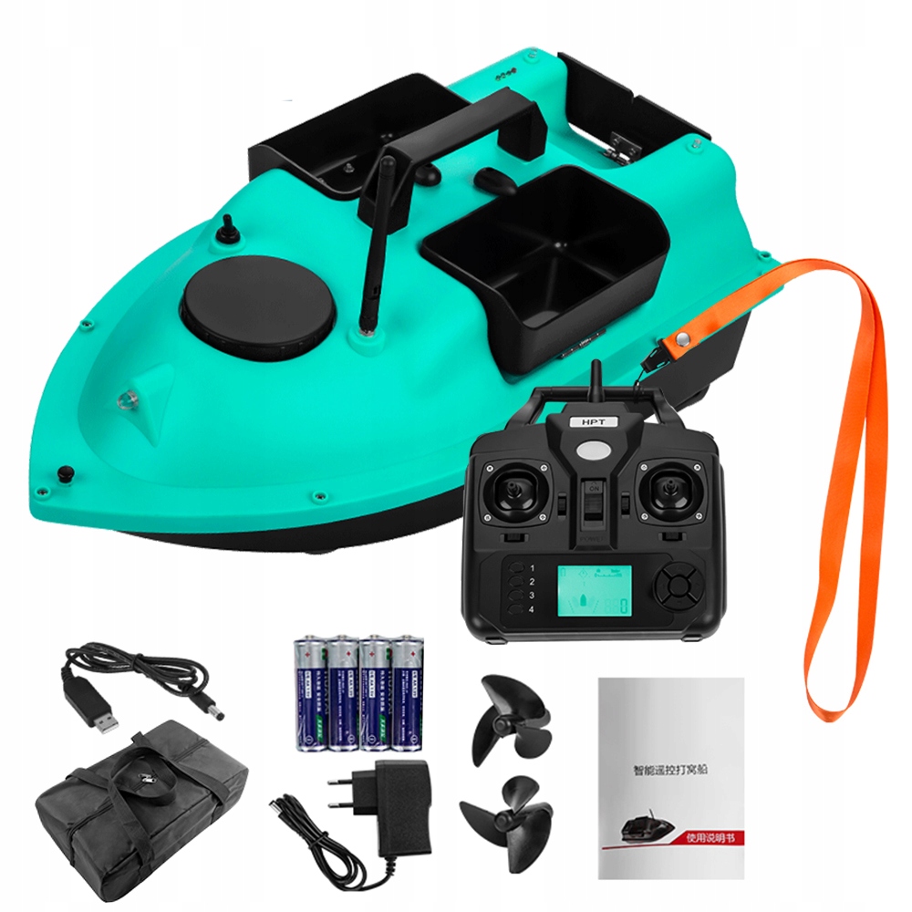 Gps Loďka R18GPS 500M 12000 mAh se 3 nádobami