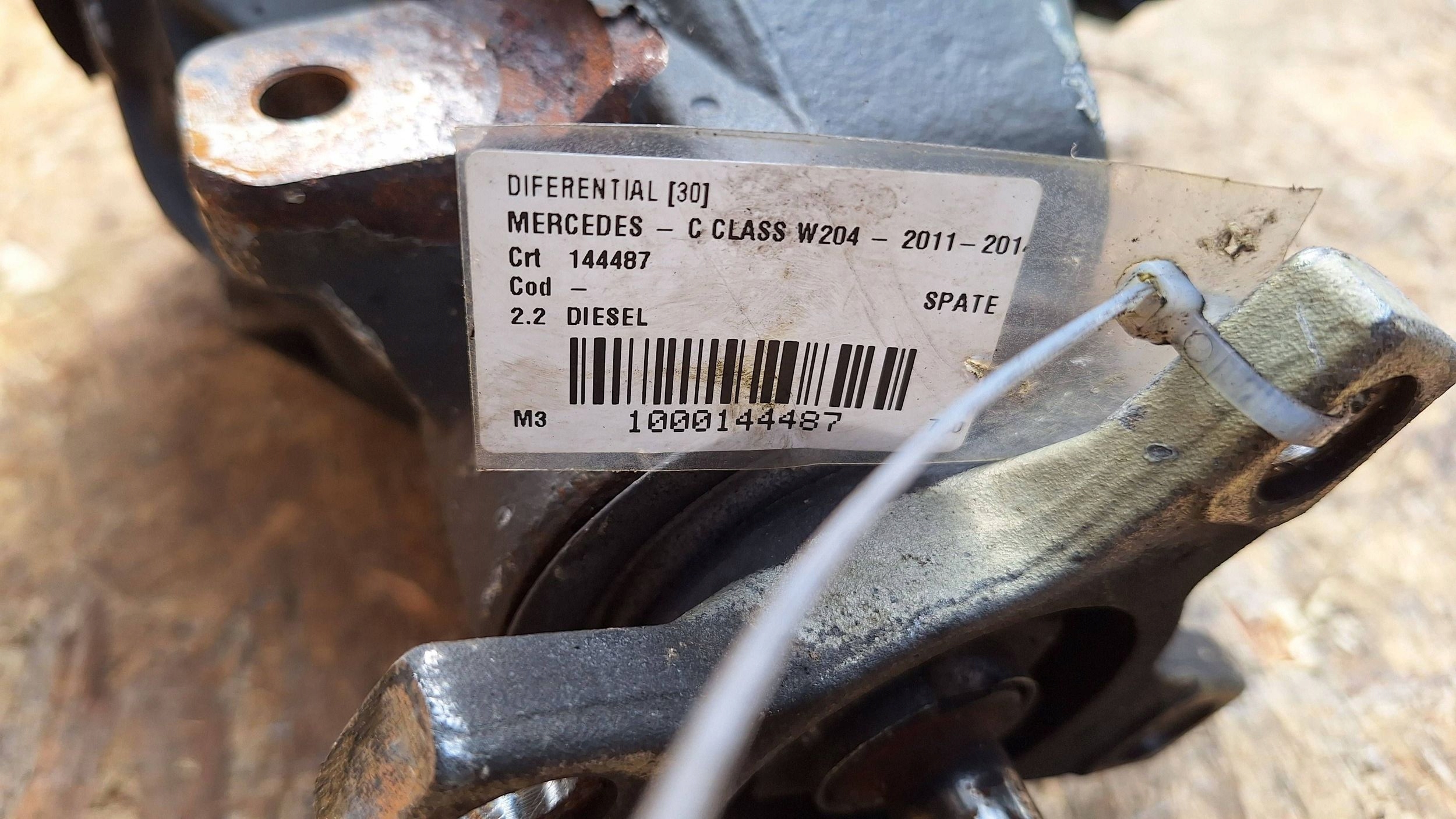 diff differential rear part 2.47 2043504810 2043510608 MERCEDES W204 2.2 CDI 4MATIC 11