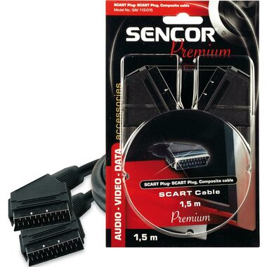 KABEL SCART EURO-EURO SENCOR 5M
