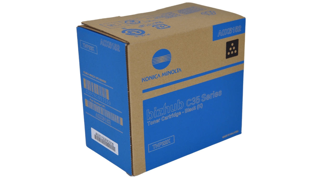Toner Konica Minolta TNP-22 A0X5152 K Originál C35 C35P Black Čierny