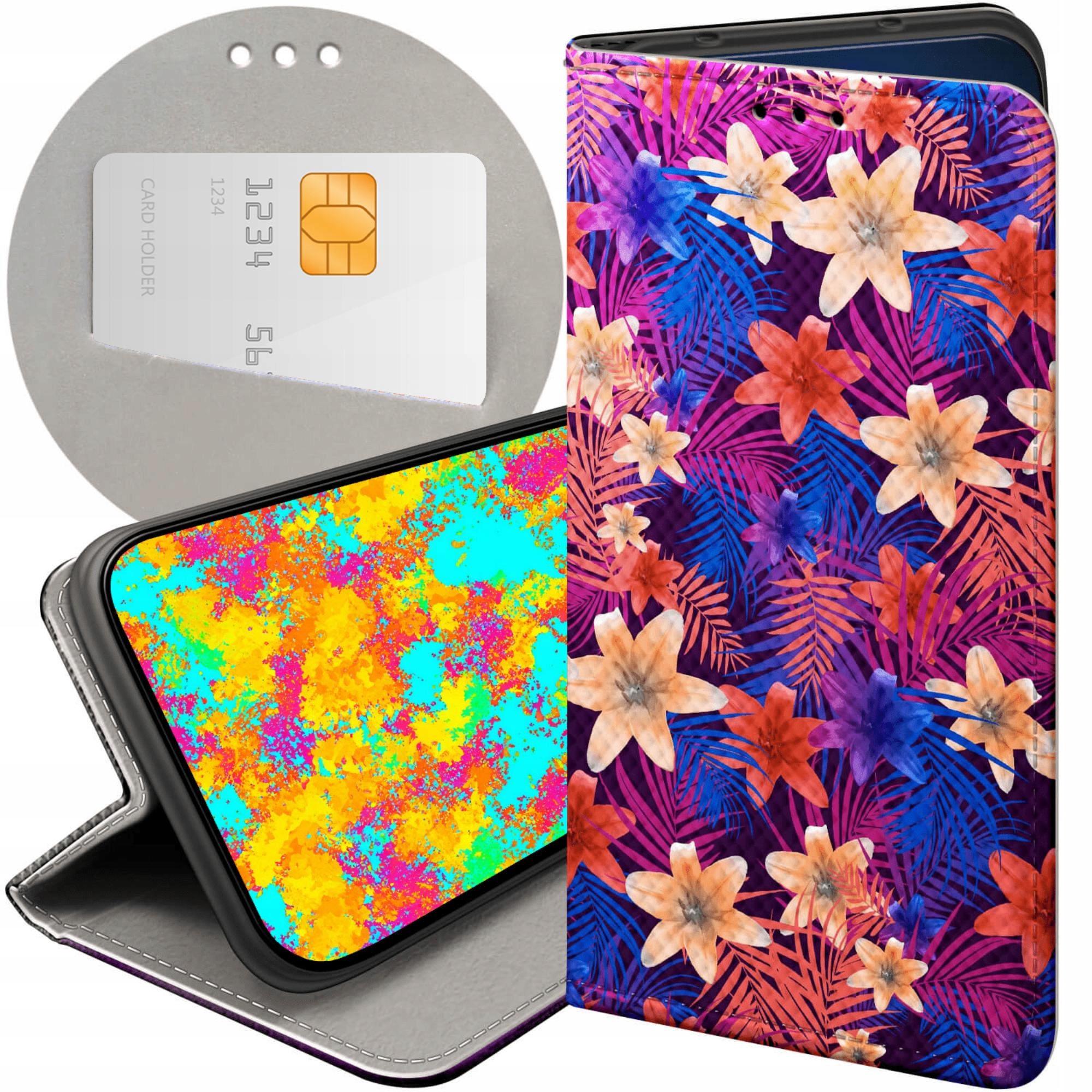 Etui Do Huawei P8 P9 Lite 2017 Tropic Tropikalne Tropiki Egzotyka