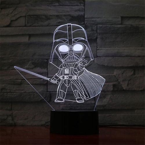 Lampka Nocna 3DLed Pilot Lord Vader Star Wars Kod producenta 5903457862861