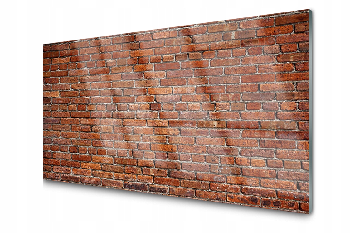 

Panel szklany Płytka Mur Ceglany Cegły 120x60