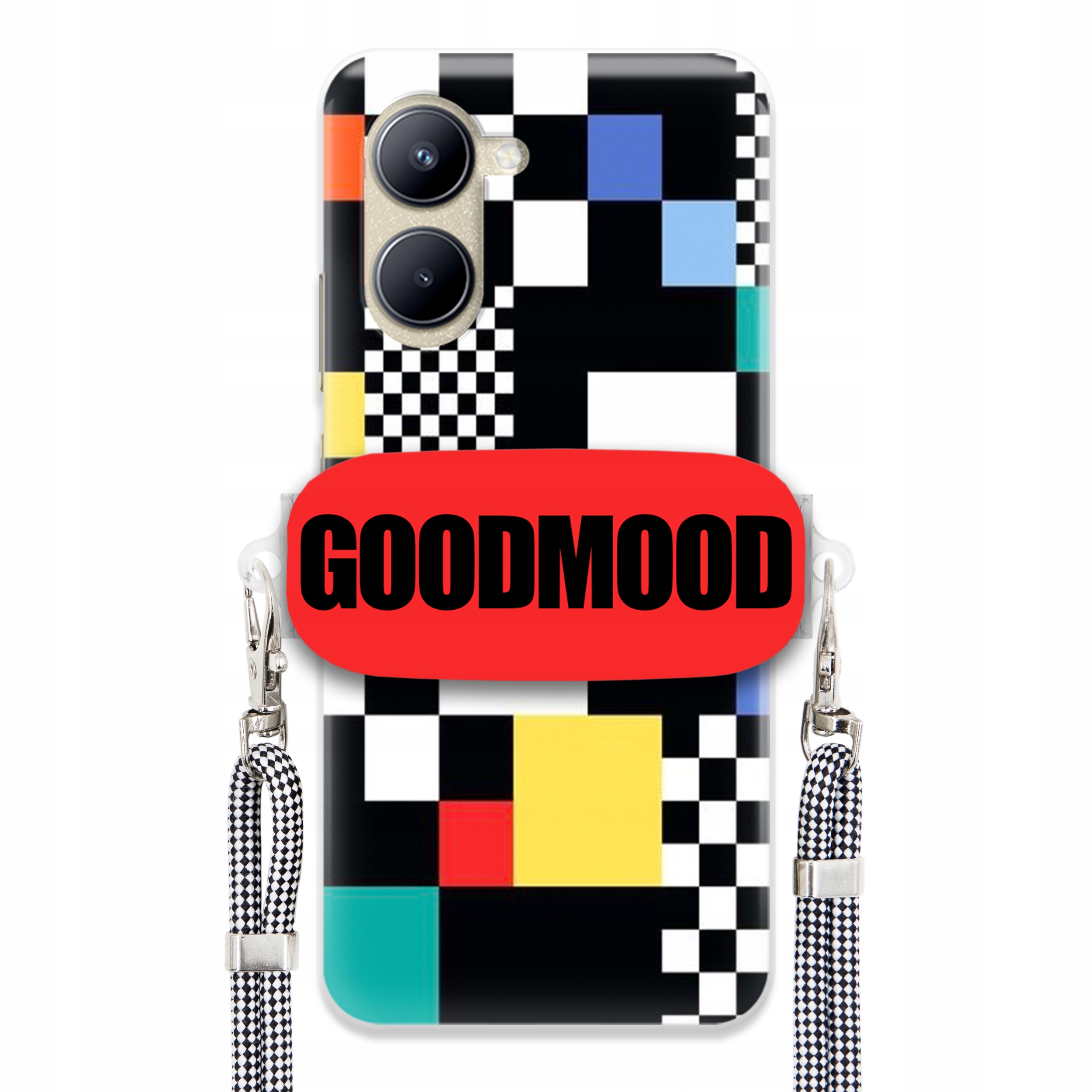 Pouzdro Pro Realme C33 Case Držák Na Vodítko Zebra Telefonu Pixelart Goodmood Vzory