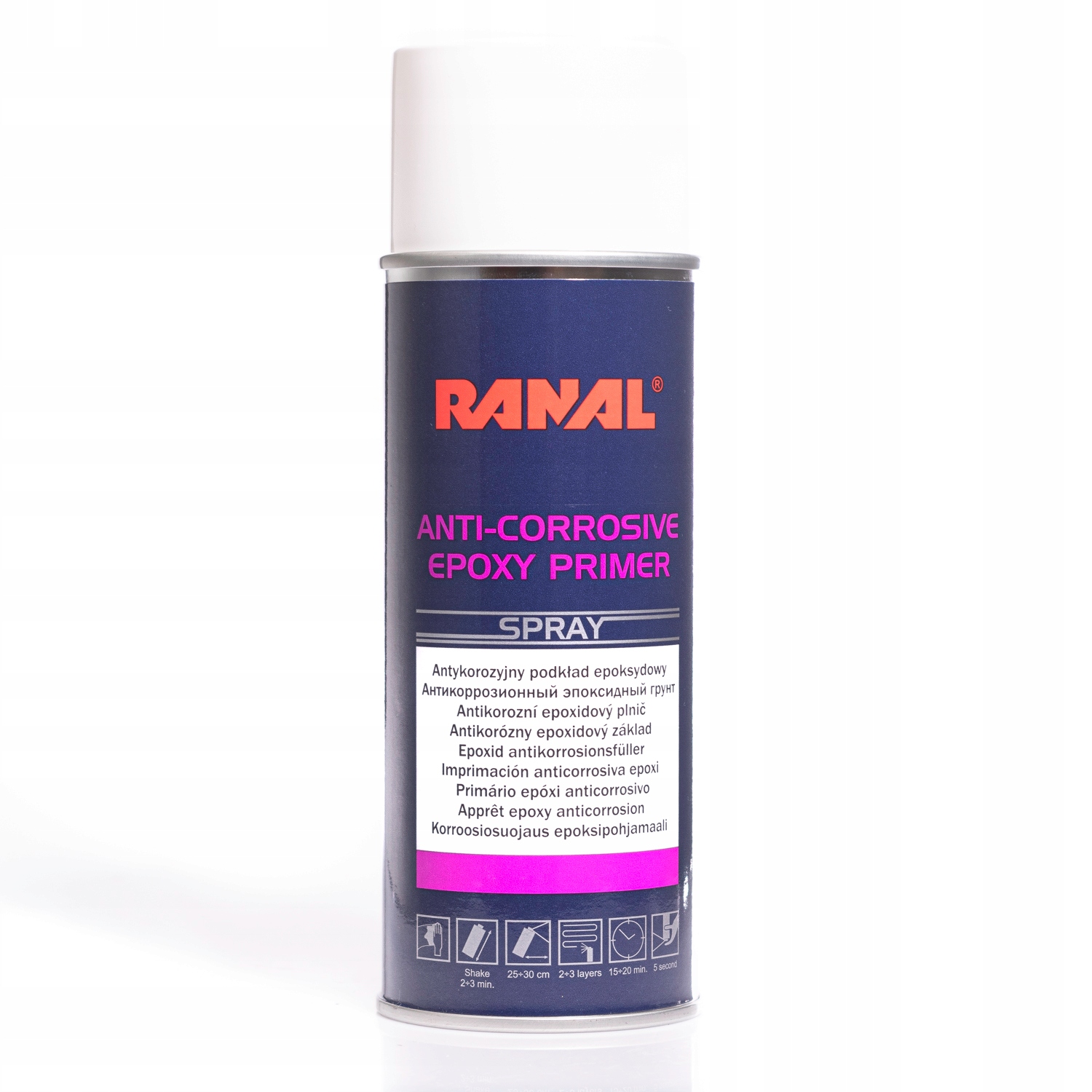 

Ranal Antykorozyjny Podkład Epoksydowy Spray 400ml