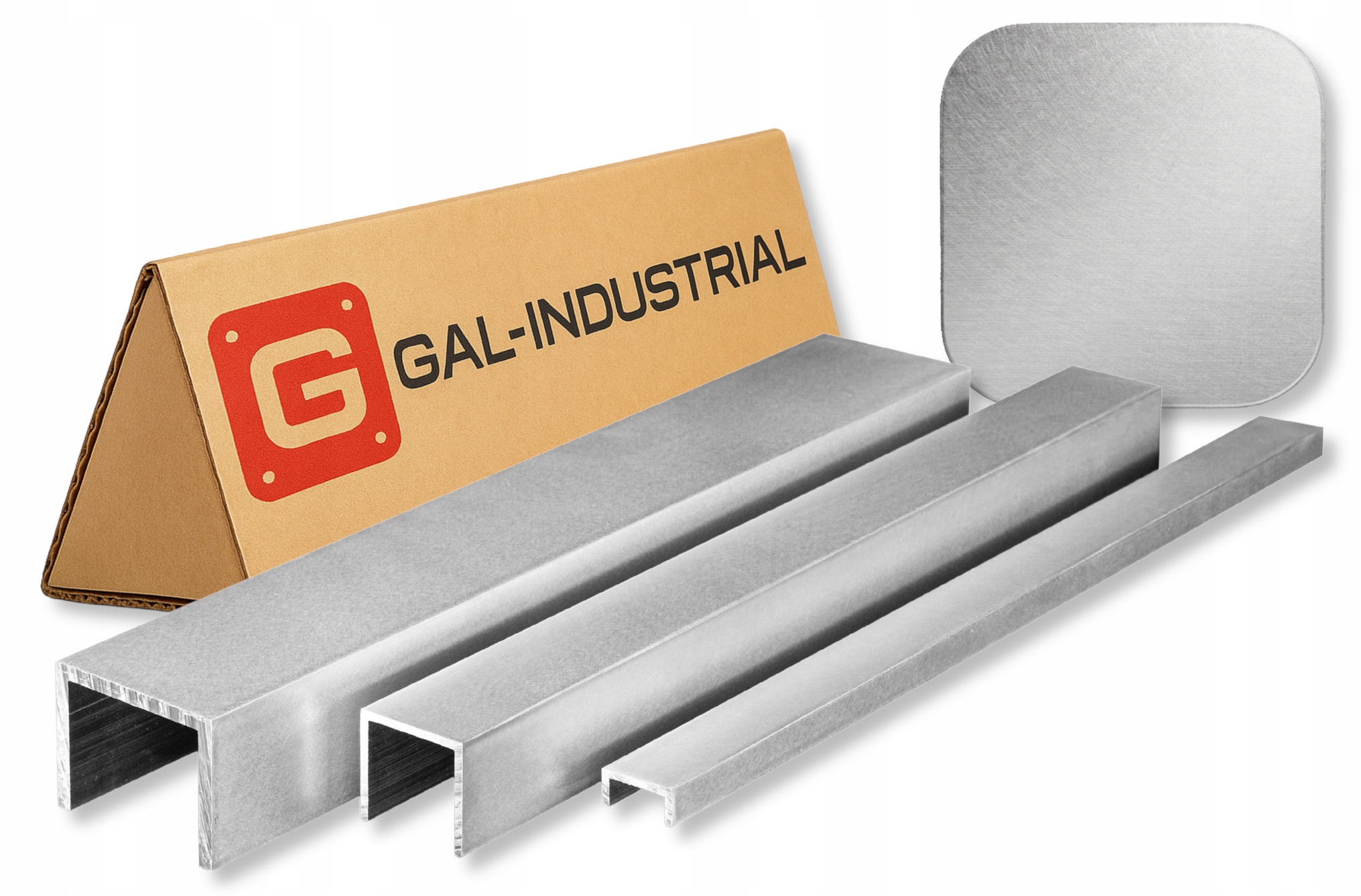 U profil Aluminiový Satinovaný 15x15x15x2 mm 380 cm Profil U Řezání Na Míru