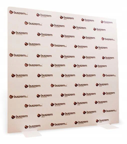 Ścianka sponsorska 195x190 dowolny nadruk kształt