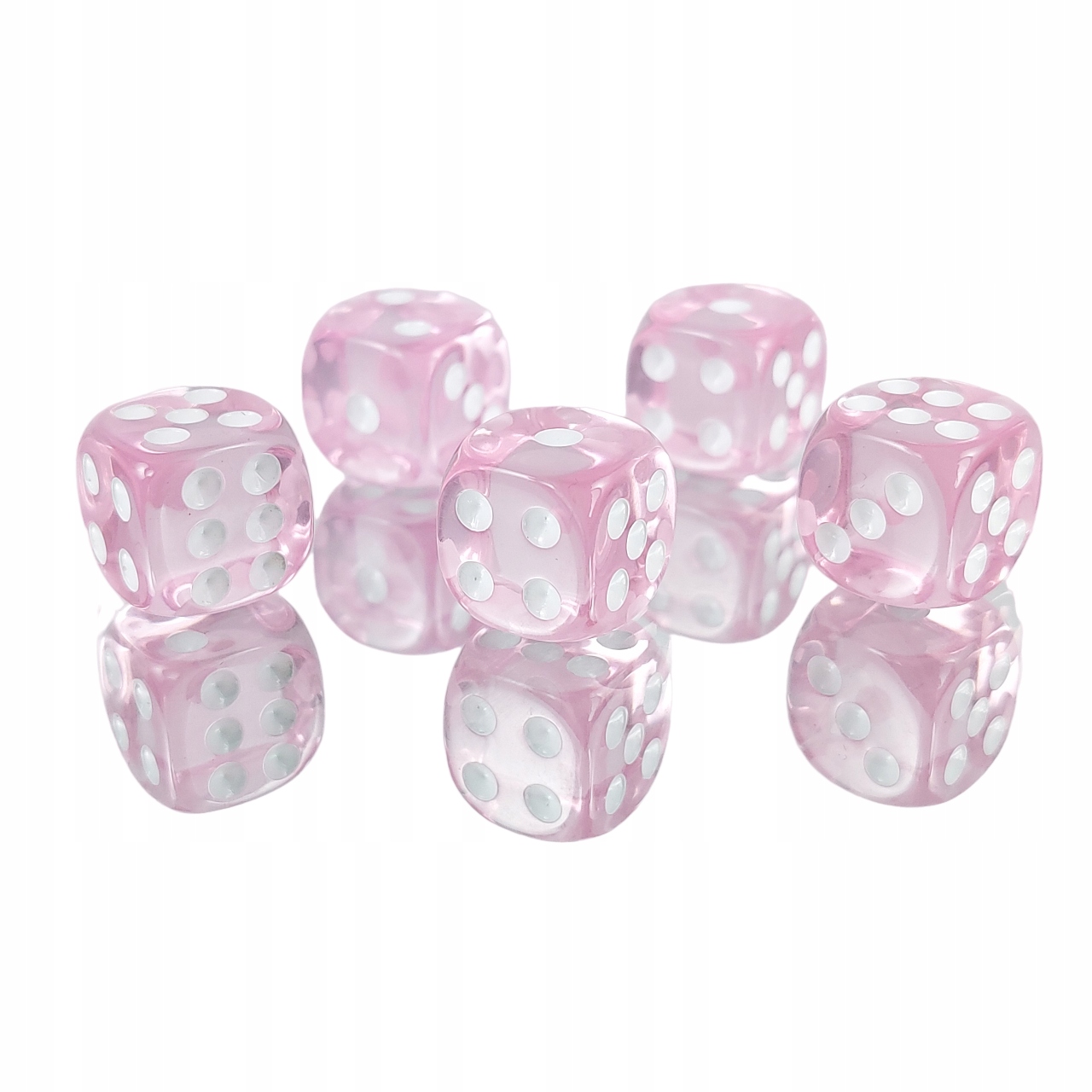 ZESTAW 10 KOSTEK K6 RPG ZEMSTA GRYFA KOŚĆ 1,1 CM Liczba ścian 6