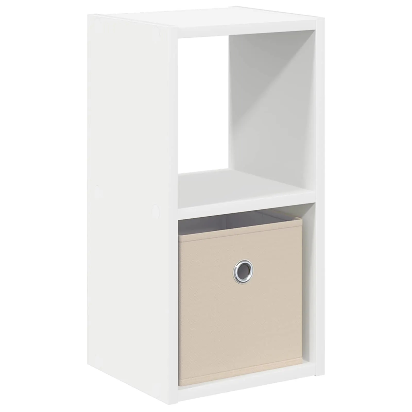 vidaXL Noční stolek Bílá 25,5 x 22 x 49,5 cm Kompozitní dřevo