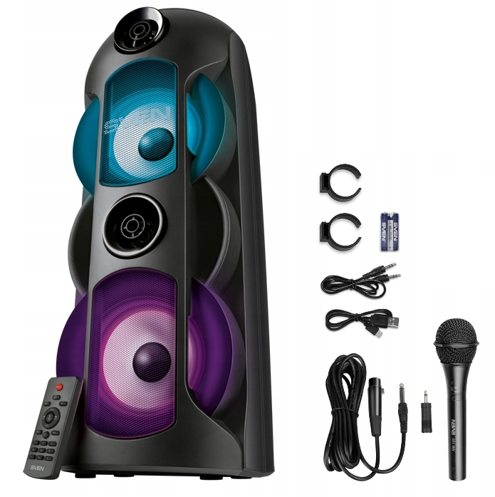 Sven PS-720 Bluetooth reproduktor přenosný bezdrátový černý mobilní Usb Fm