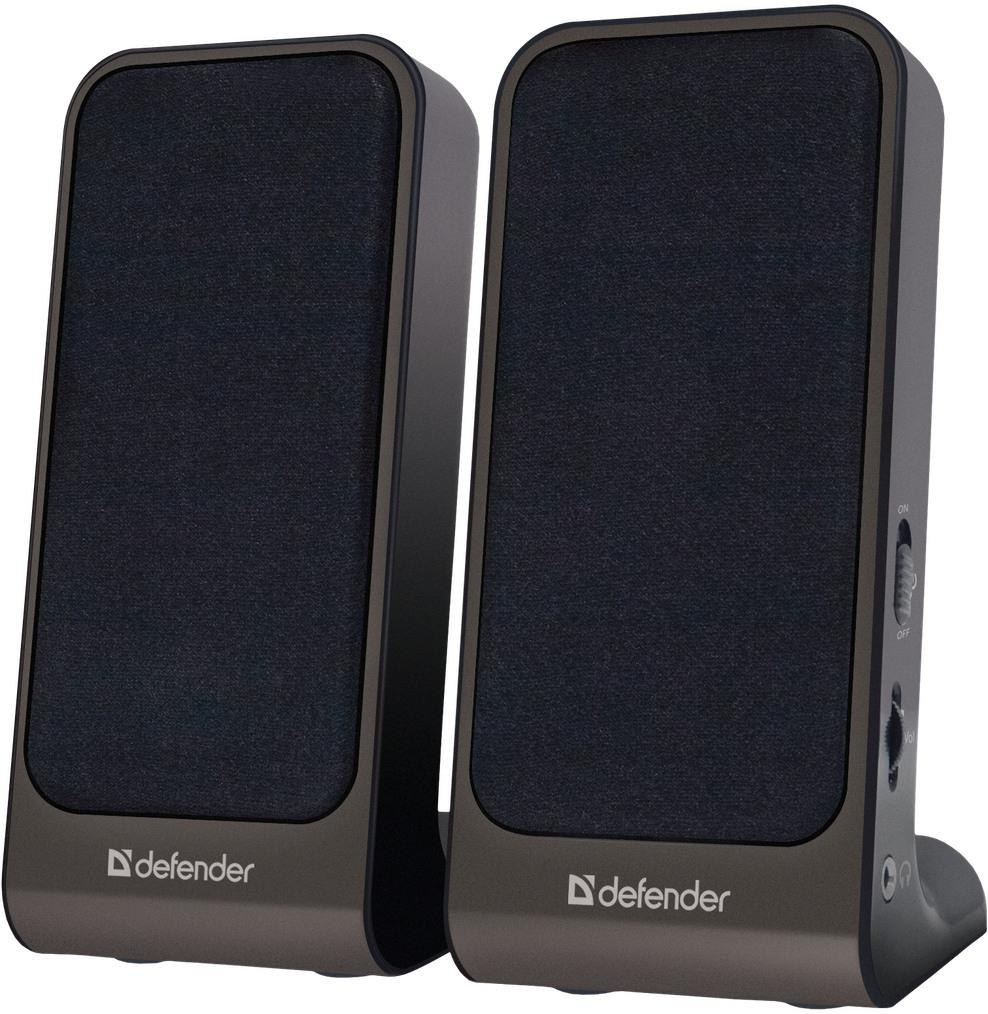 Głośniki Defender SPK-225 2.0 4W Usb szaro-czarne