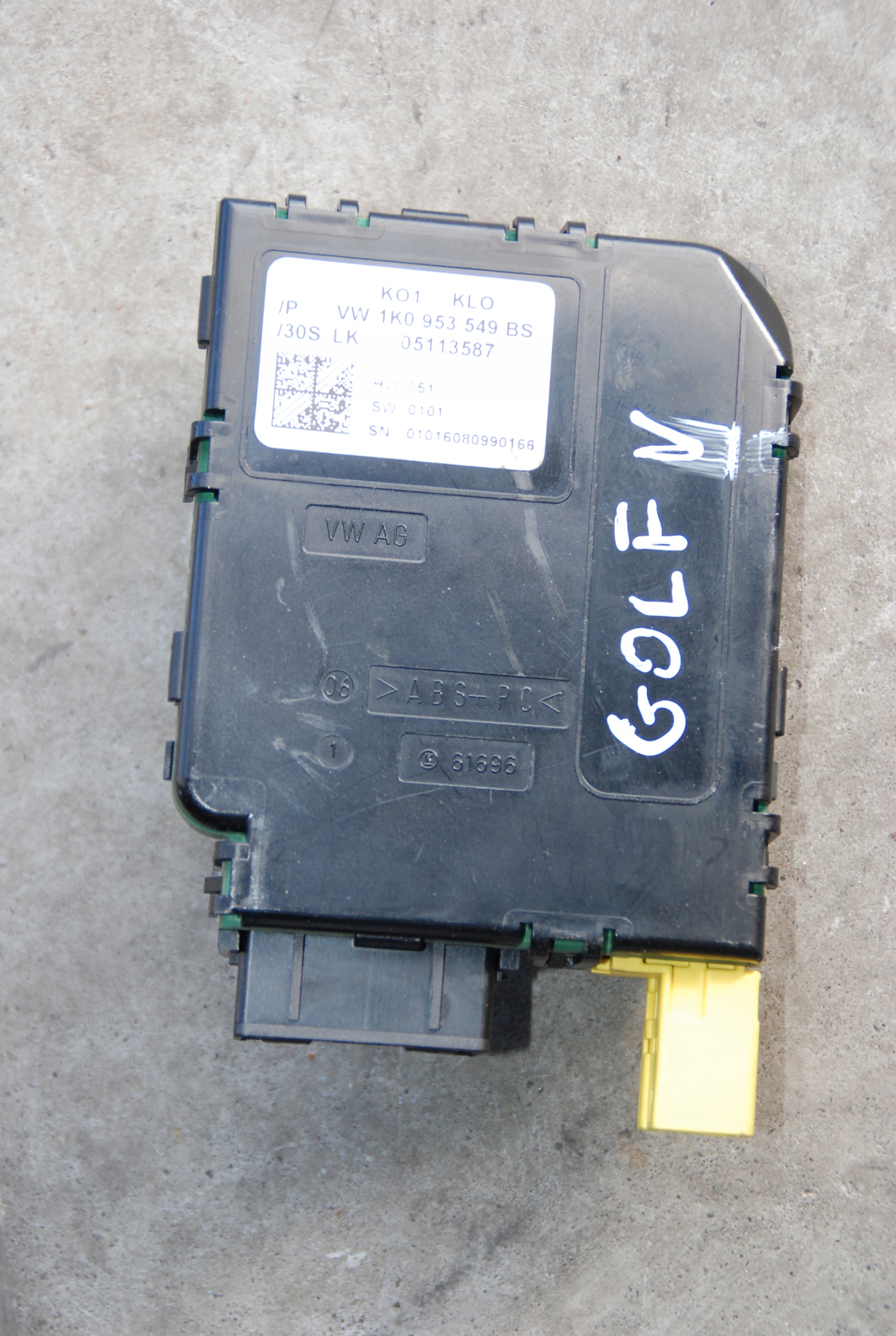 ДАТЧИК УГЛА ПОВОРОТА РУЛЯ VW GOLF V 1K0953549BS