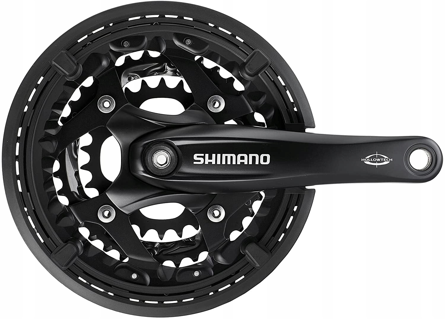korba Shimano Trekking FC-T521 48/36/26 czarna z osłoną 170 mm octalink