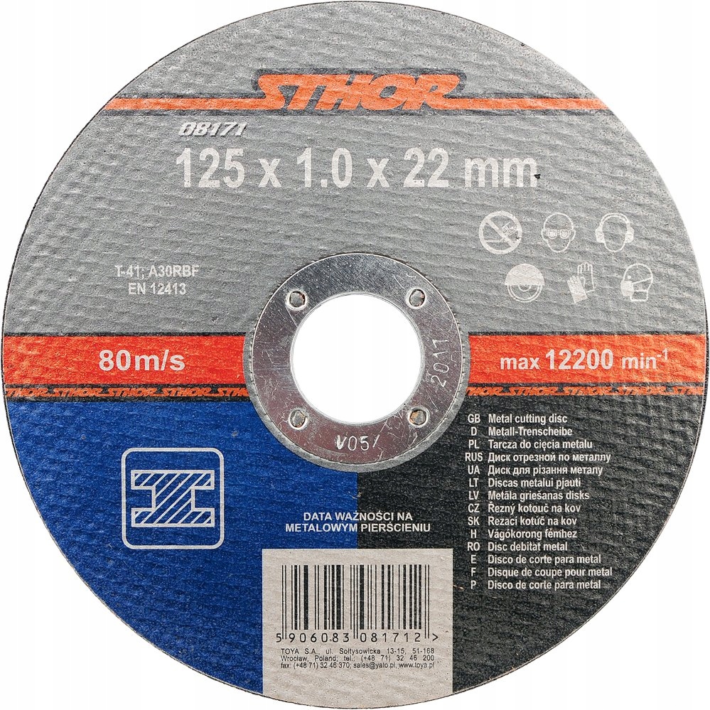 

Tarcza Do Cięcia Metalu, Stali Na Szlifierkę 125MM
