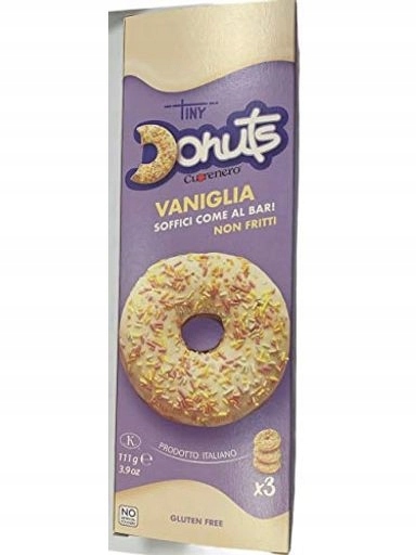 4x Donuts vanilkové bezlepkové pečivo a sušenky 3x37g