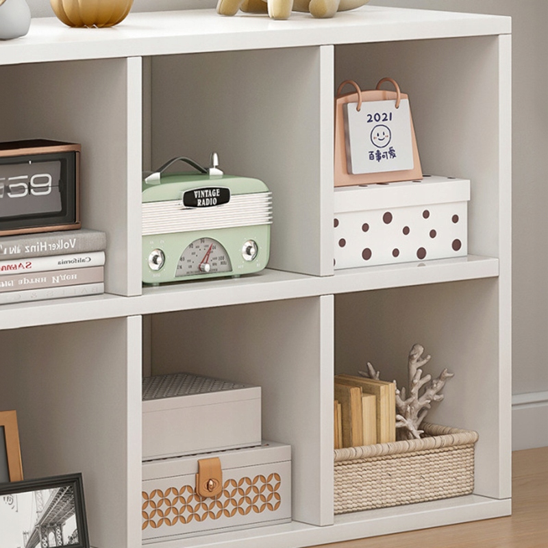 REGAŁ MODUŁOWY KOMODA BIAŁA KSIĄŻKI PÓŁKI LOFT SKANDYNAWSKI KOSTKA KALAX Szerokość mebla 90 cm