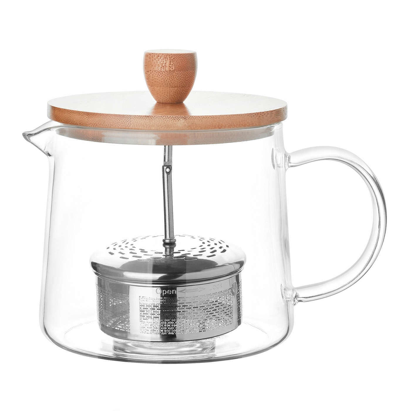 KONIGHOFFER ALBEDO SZKLANY DZBANEK DO HERBATY Z ZAPARZACZEM 1 L