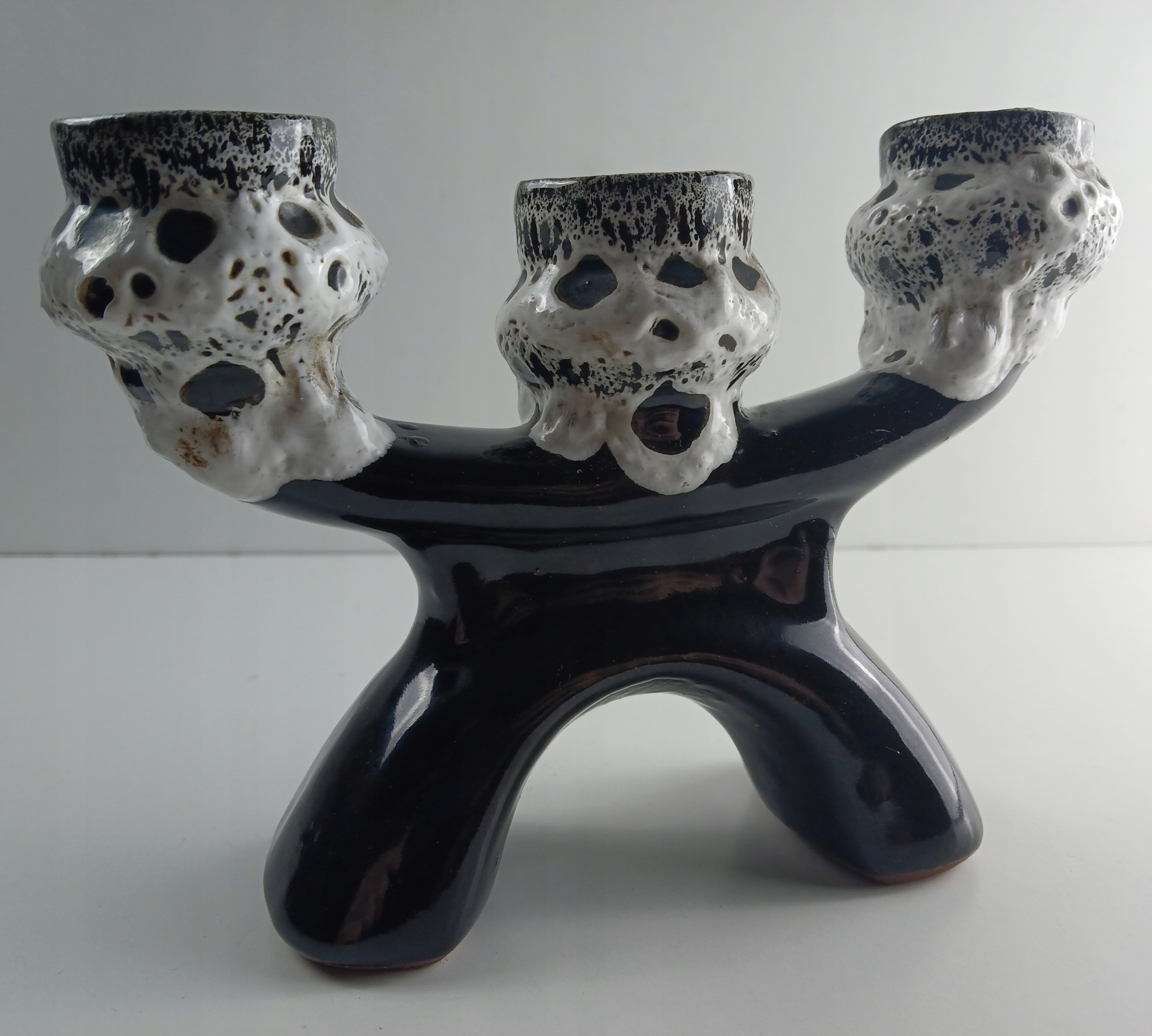 ORYGINALNY CERAMICZNY ŚWIECZNIK VINTAGE