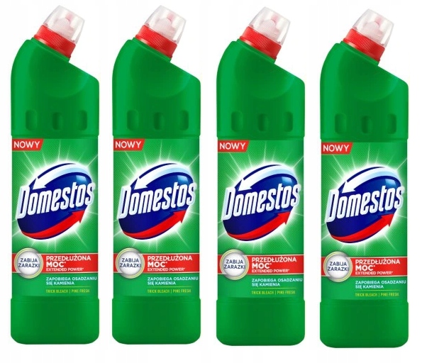 

Domestos żel Wc Zielony 4 x 750ml 3L zestaw