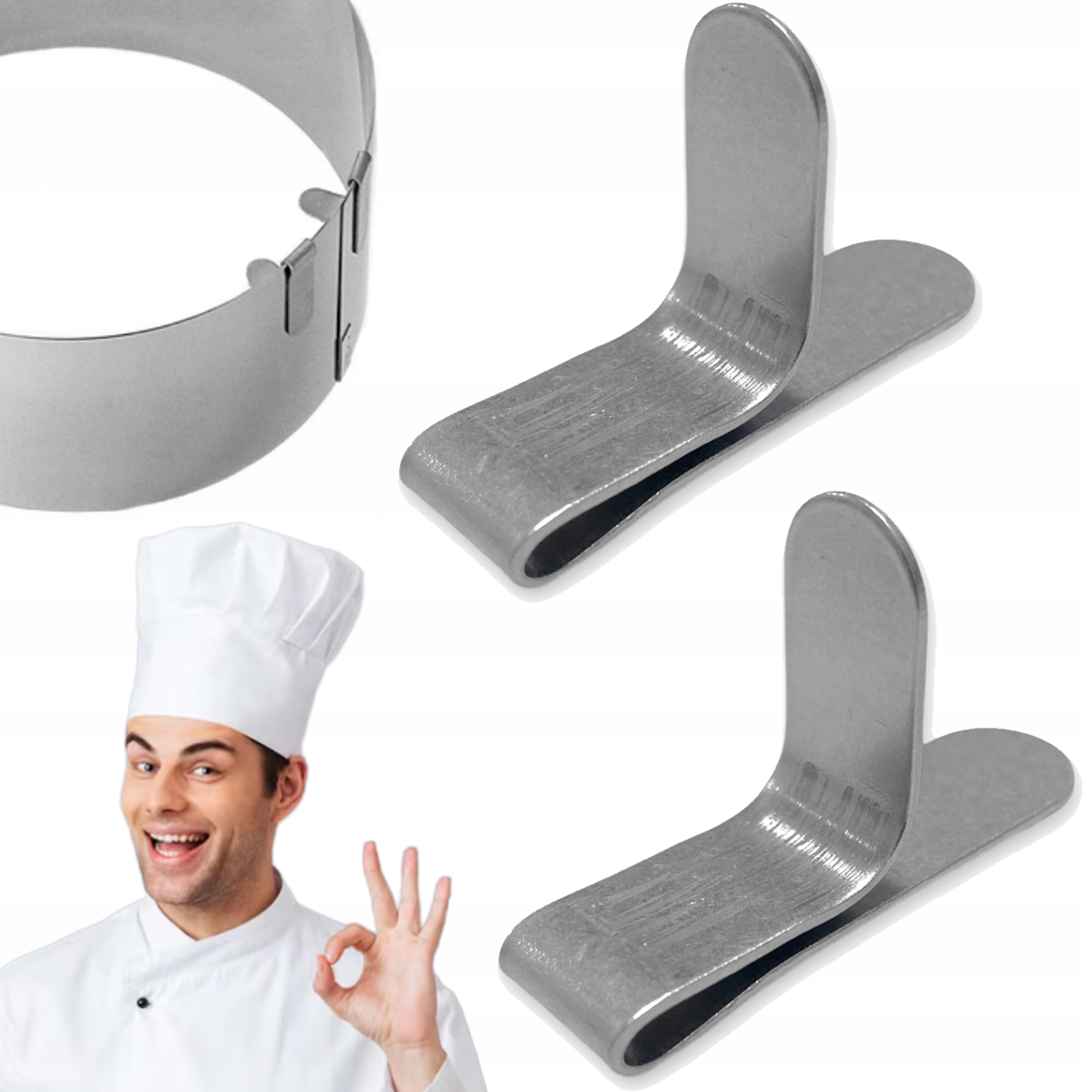 2 SZTUKI SPINKA SPINKI DO RANTÓW UNIWERSALNA KOMPLET ZAPIĘCIE WZMOCNIENIE