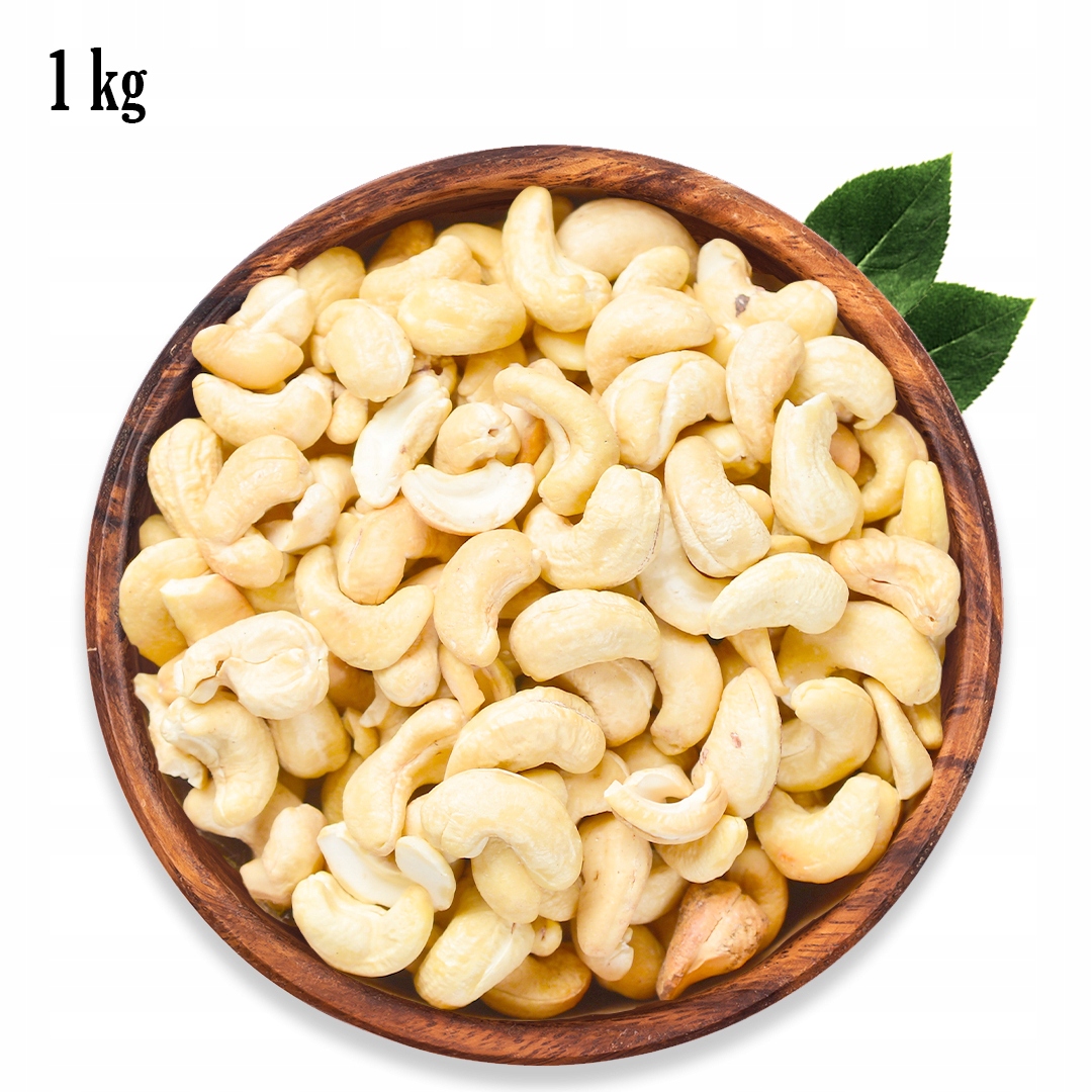 Kešu ořechy přírodní, velké (půlky) 1 kg