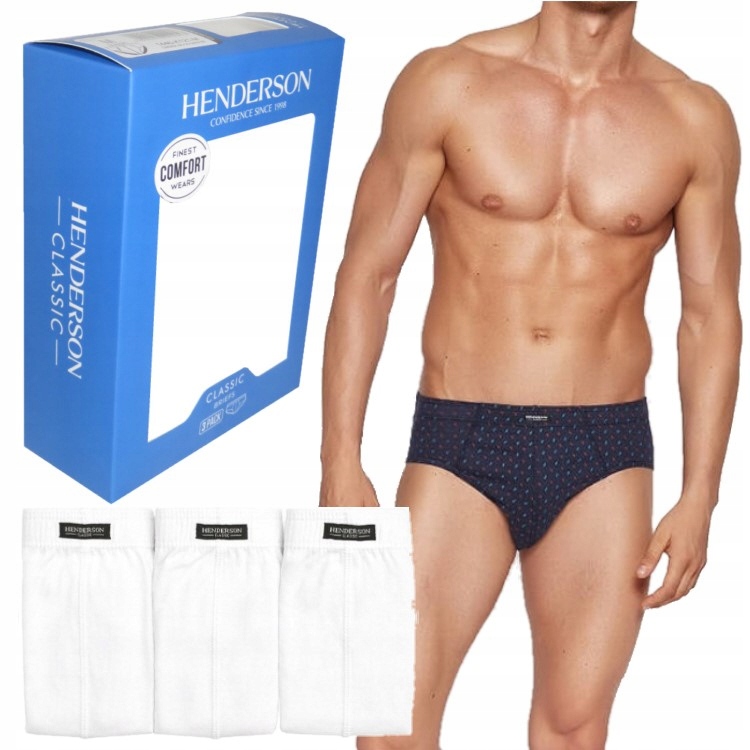 

Henderson slipy męskie 1446 3pak 100% baw K121 M