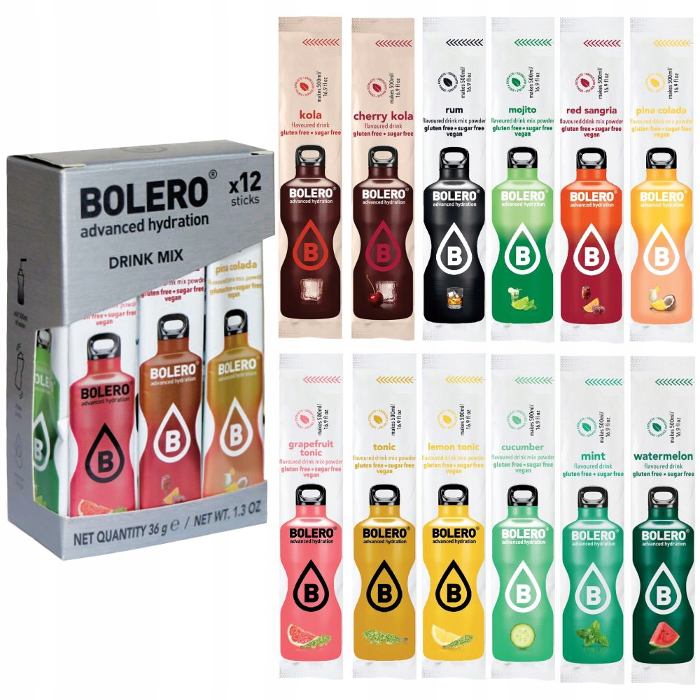 

12x Napój Bolero Party MIX Proszek Do Sodastream