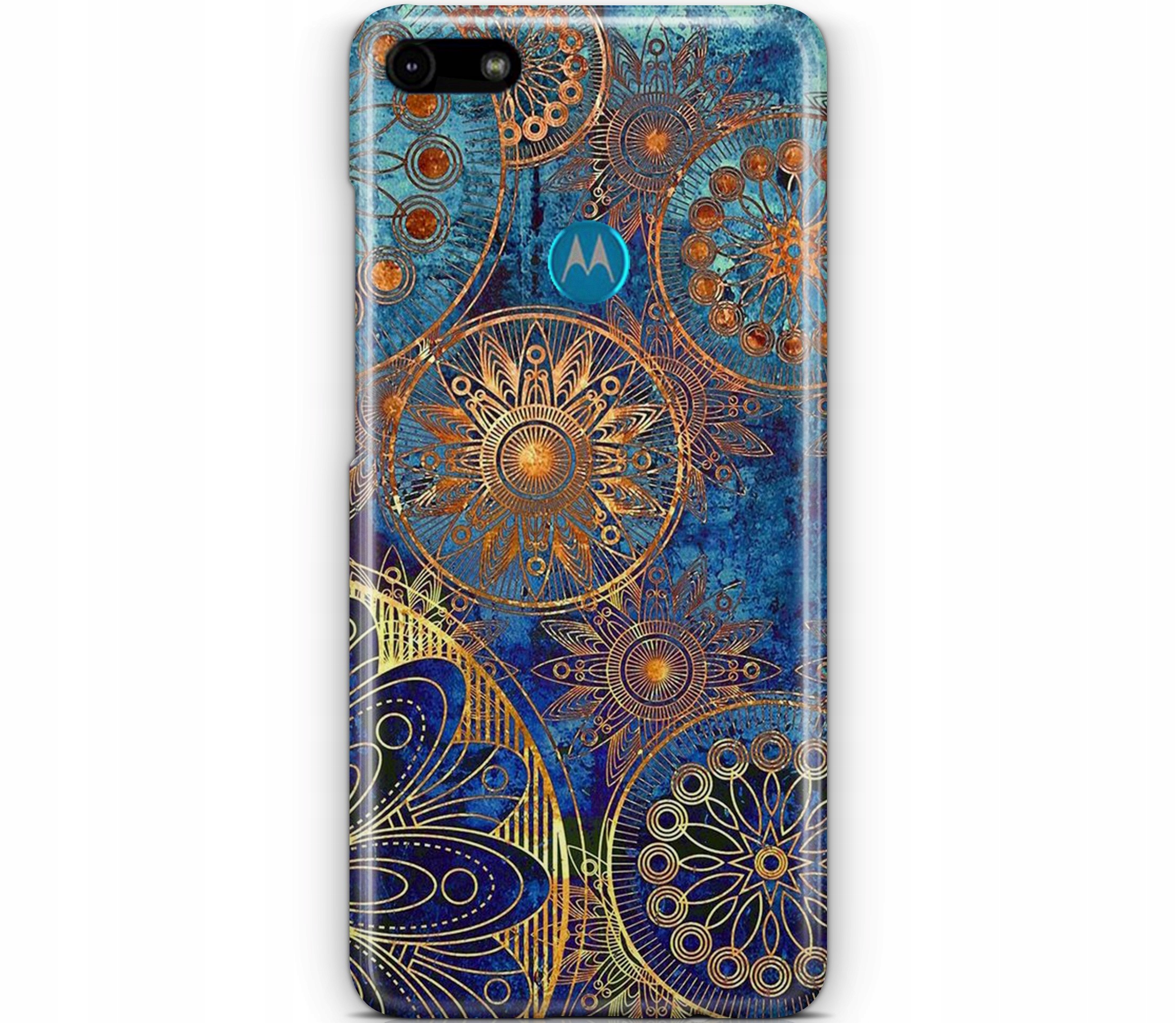 

Etui do Motorola Moto E6 Play Wzory Case + Szkło