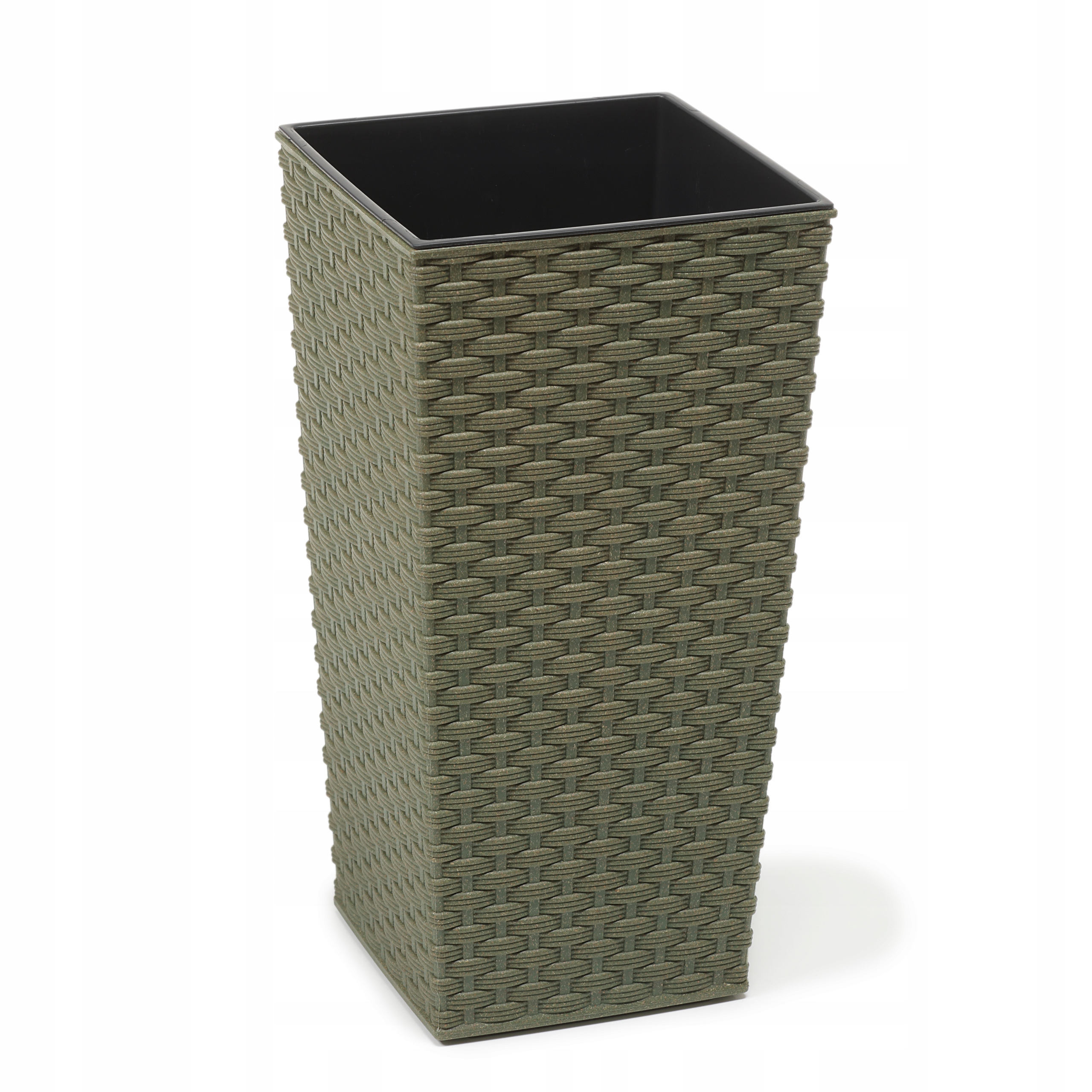 

Donica Lamela Finezja Eco Rattan 19x19cm Zielony