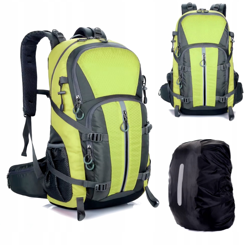 Batoh Traper 2 Green 40L s pláštěnkou 45 l, velikost M