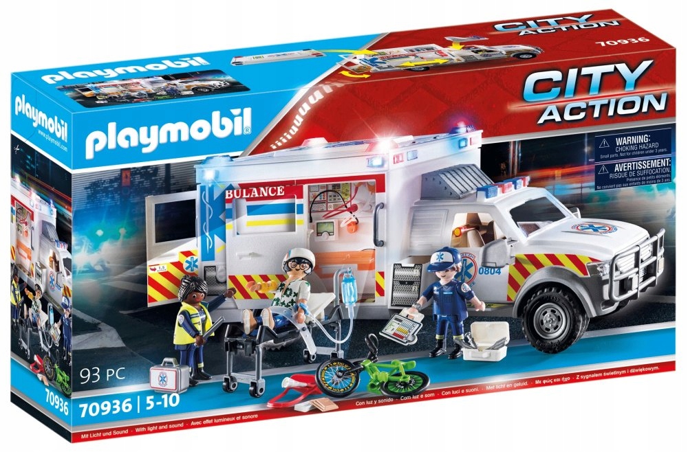 

Playmobil Interaktywny Ambulans Pogotowie Karetka