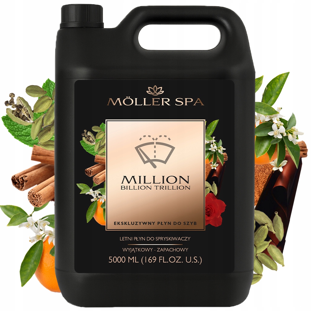 EKSKLUZYWNY LETNI PŁYN DO SPRYSKIWACZY SZYB 5L O ZAPACHU PERFUM ONE MILLION