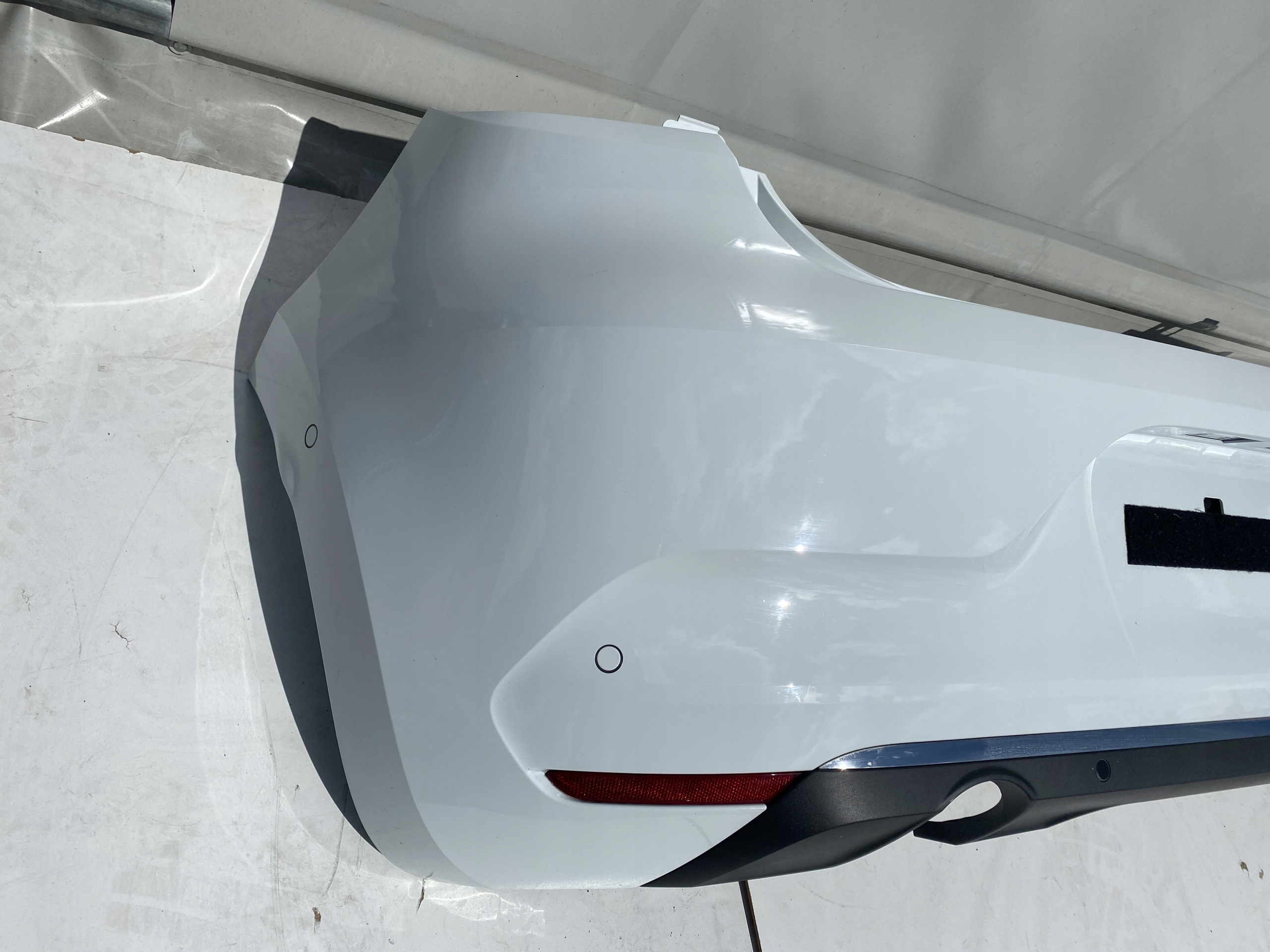 RENAULT CLIO V BUMPER REAR REAR PART 6 PDC BIALY OV369