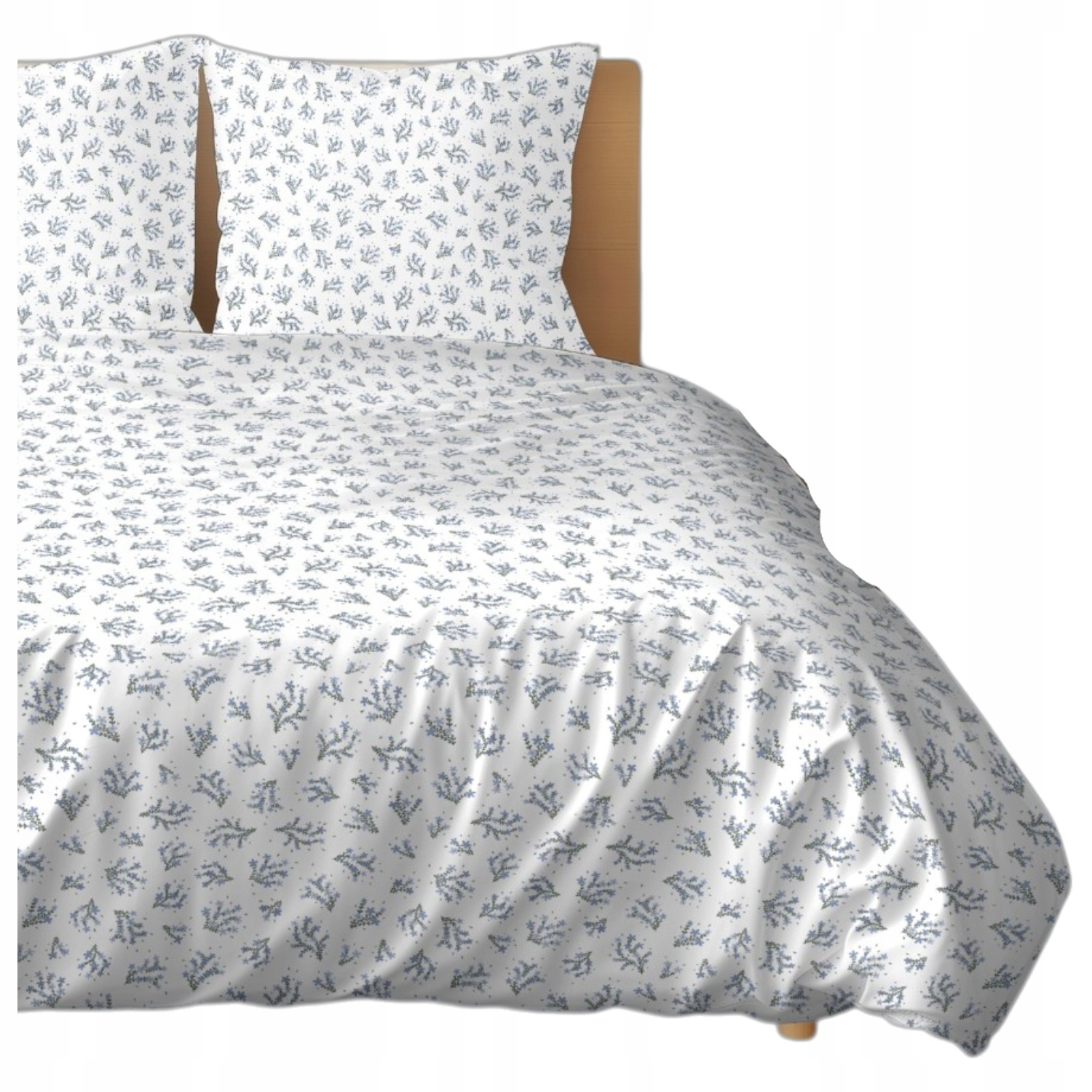 Sada Povlečení z bavlny 160x200 Sada 3 ks Bílá Měkká Polská Odolná