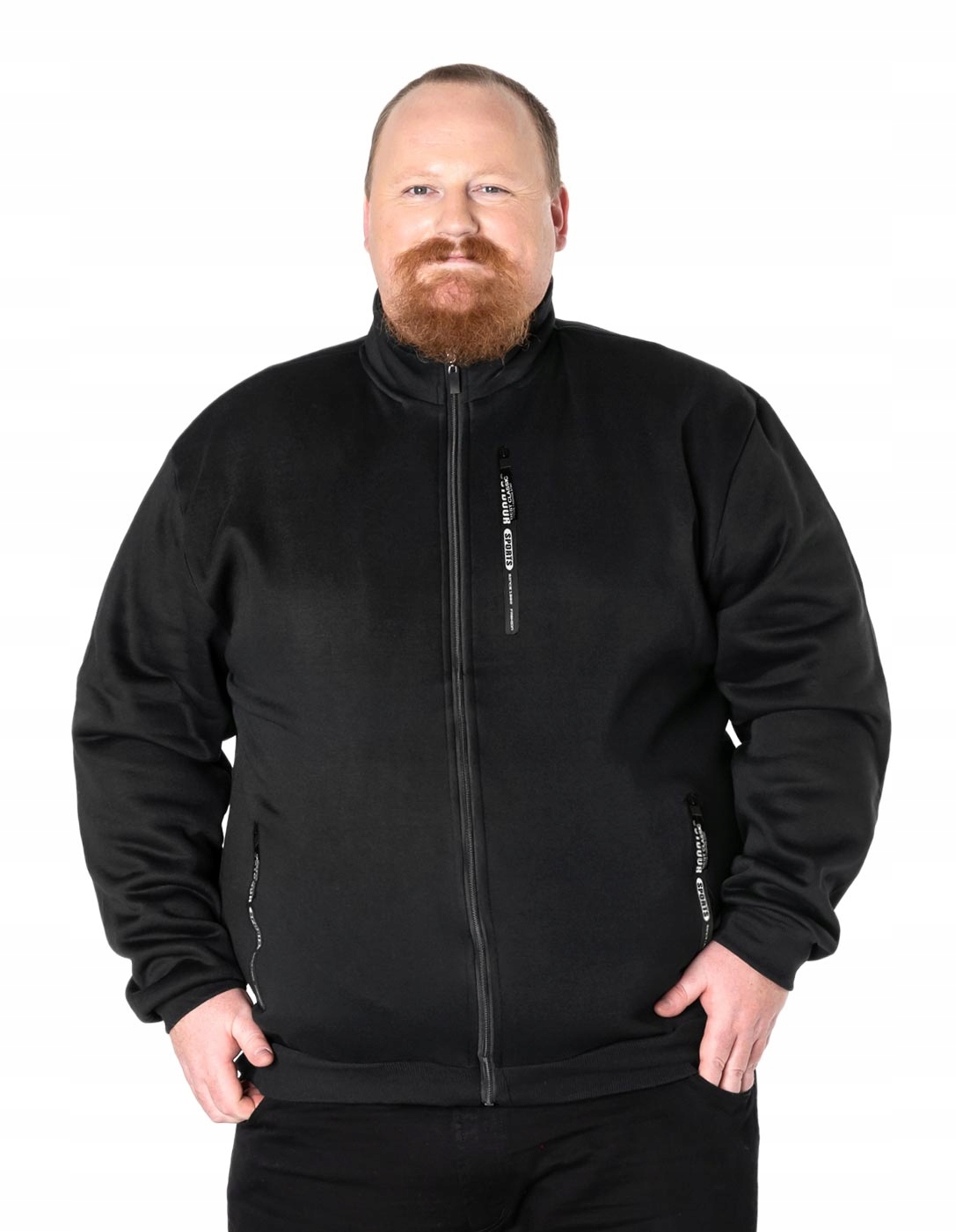 

Duża Bluza Dresowa Męska Rozsuwana 4906-02 r 7XL