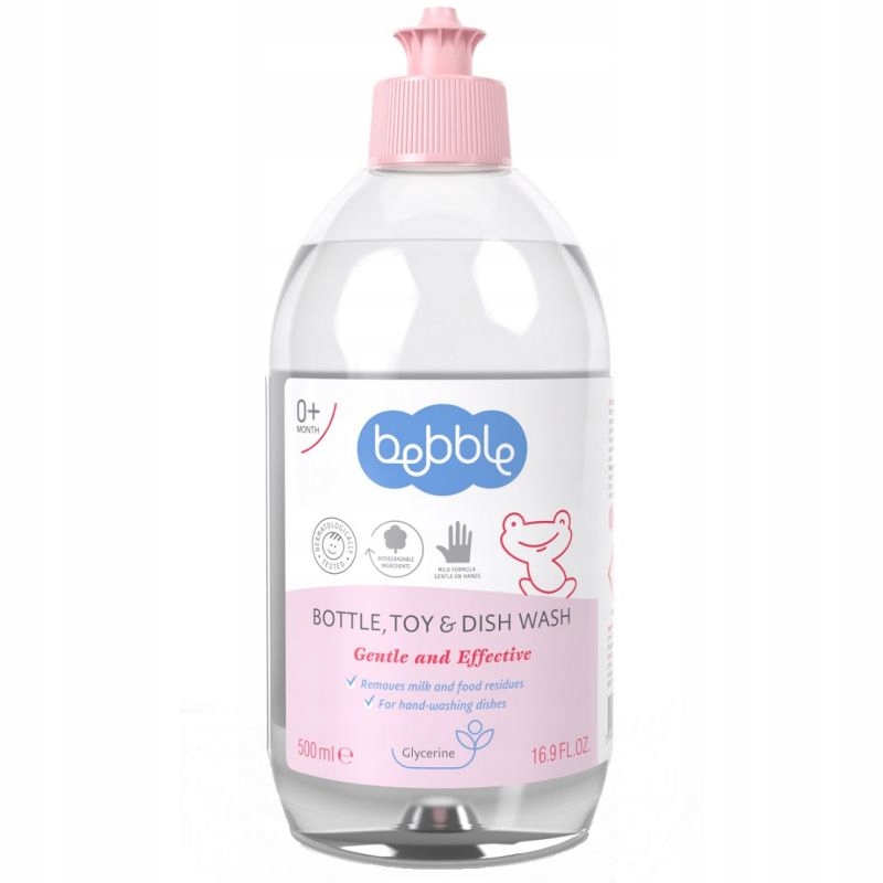 PŁYN DO MYCIA BUTELEK I SMOCZKÓW 500ml BEBBLE EAN (GTIN) 3800002303140