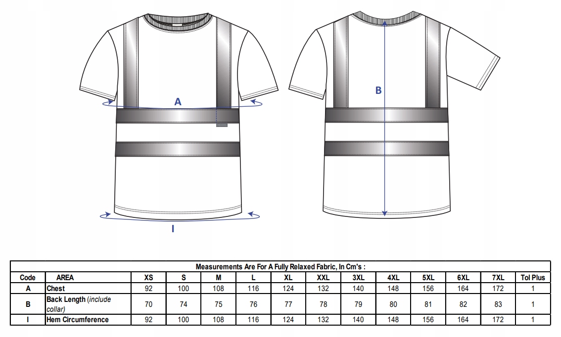 KOSZULKA ODBLASKOWA KRÓTKI RĘKAW PORTWEST S478 XXL Rozmiar XXL