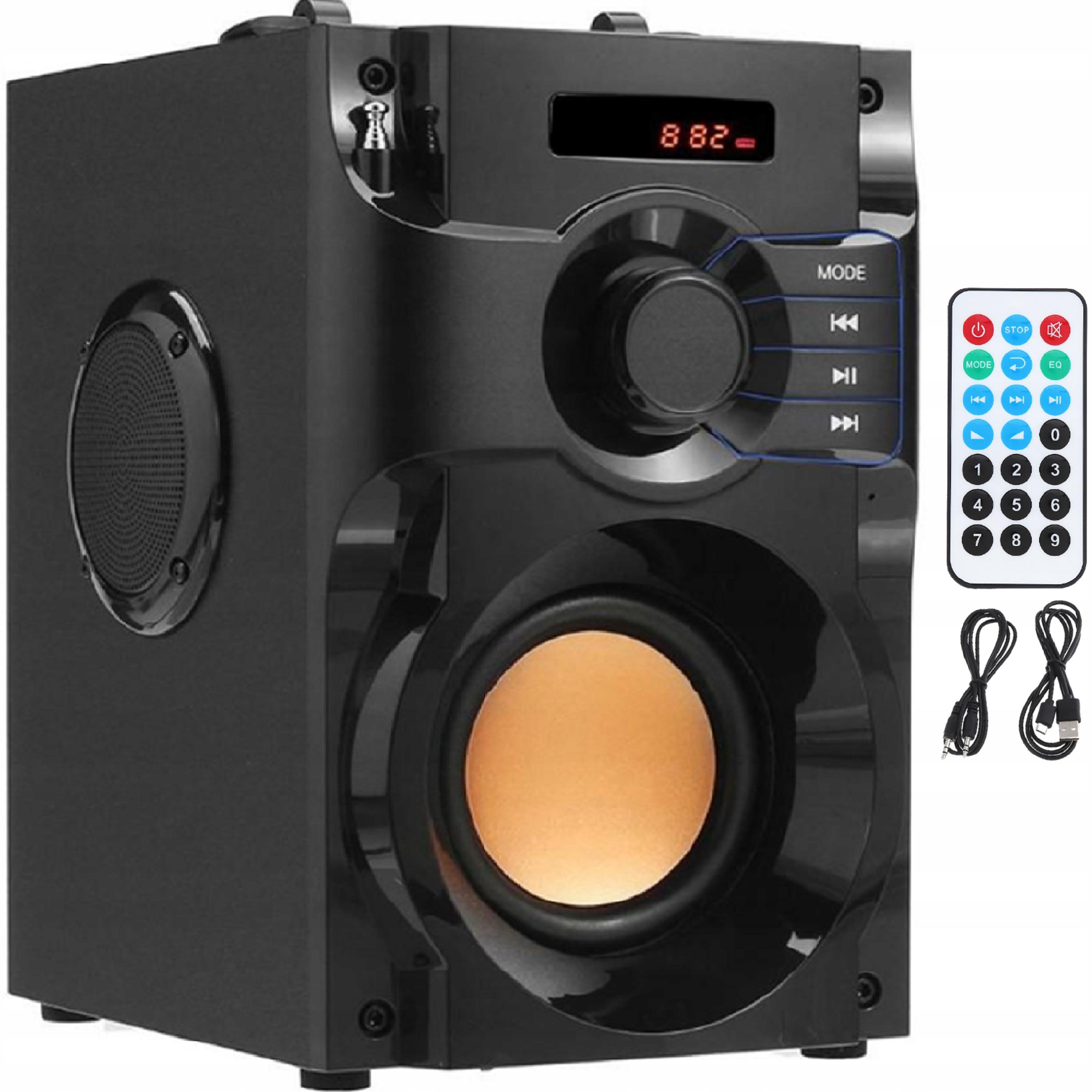 Głośnik Bluetooth Przenośny Boombox A11 Usb Micro Sd Radio Fm Pilot Bass