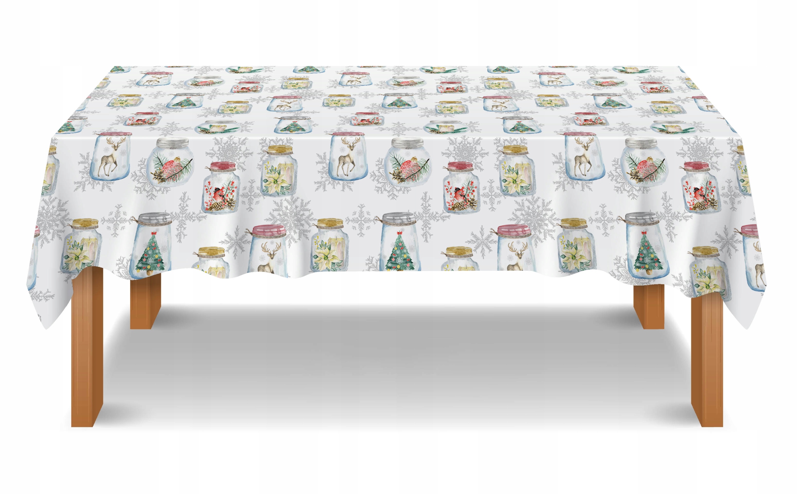

Obrus Plamoodporny 140X220 Święta Słoje Świąteczne