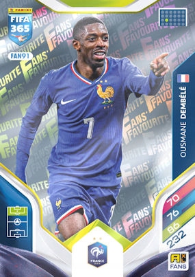 2026 Panini Adrenalyn XL Fifa 365 FAN91 Ousmane Dembélé