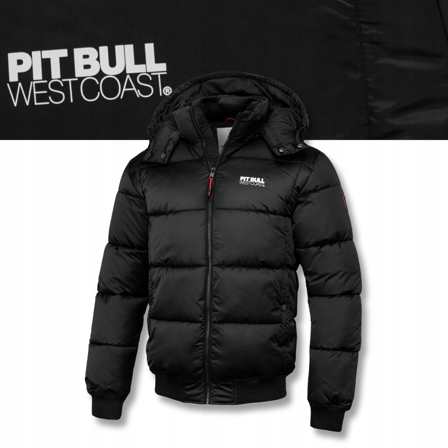 Pánská Zimní bunda s odnímatelnou kapucí Pitbull Walpen II, zateplená 3XL