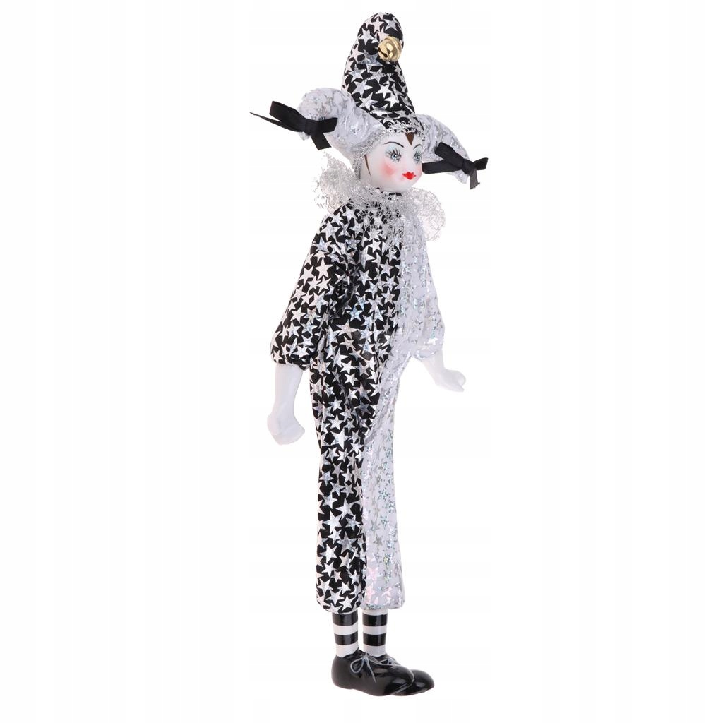 Model bábiky Clown Porcelánová bábika Bábika Harlekin Ideálna pre