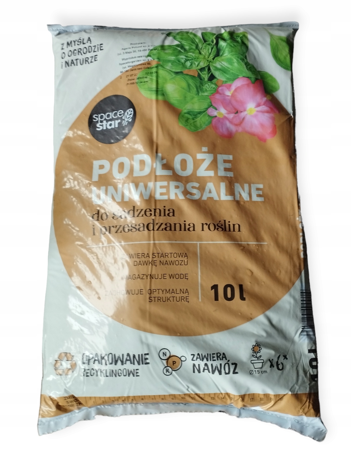 Ziemia Podłoże Space Star Uniwersalne Monstera 10 l