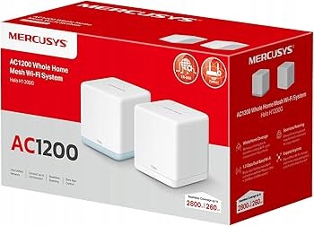 System Mesh Mercusys Halo H1200G AC1200 2pak