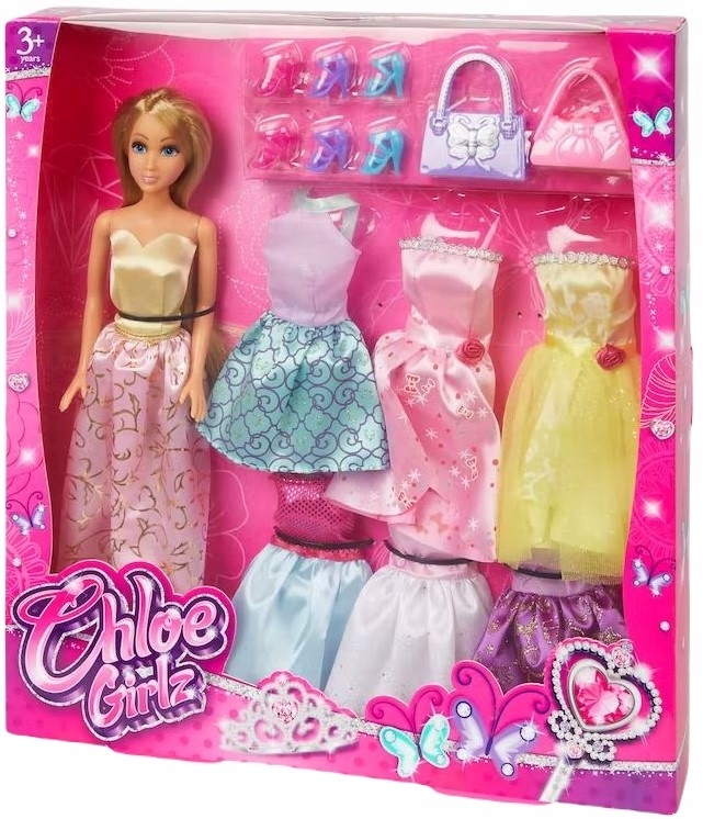 

Lalka ubranka akcesoria 16 el. Chloe Girlz Zuru