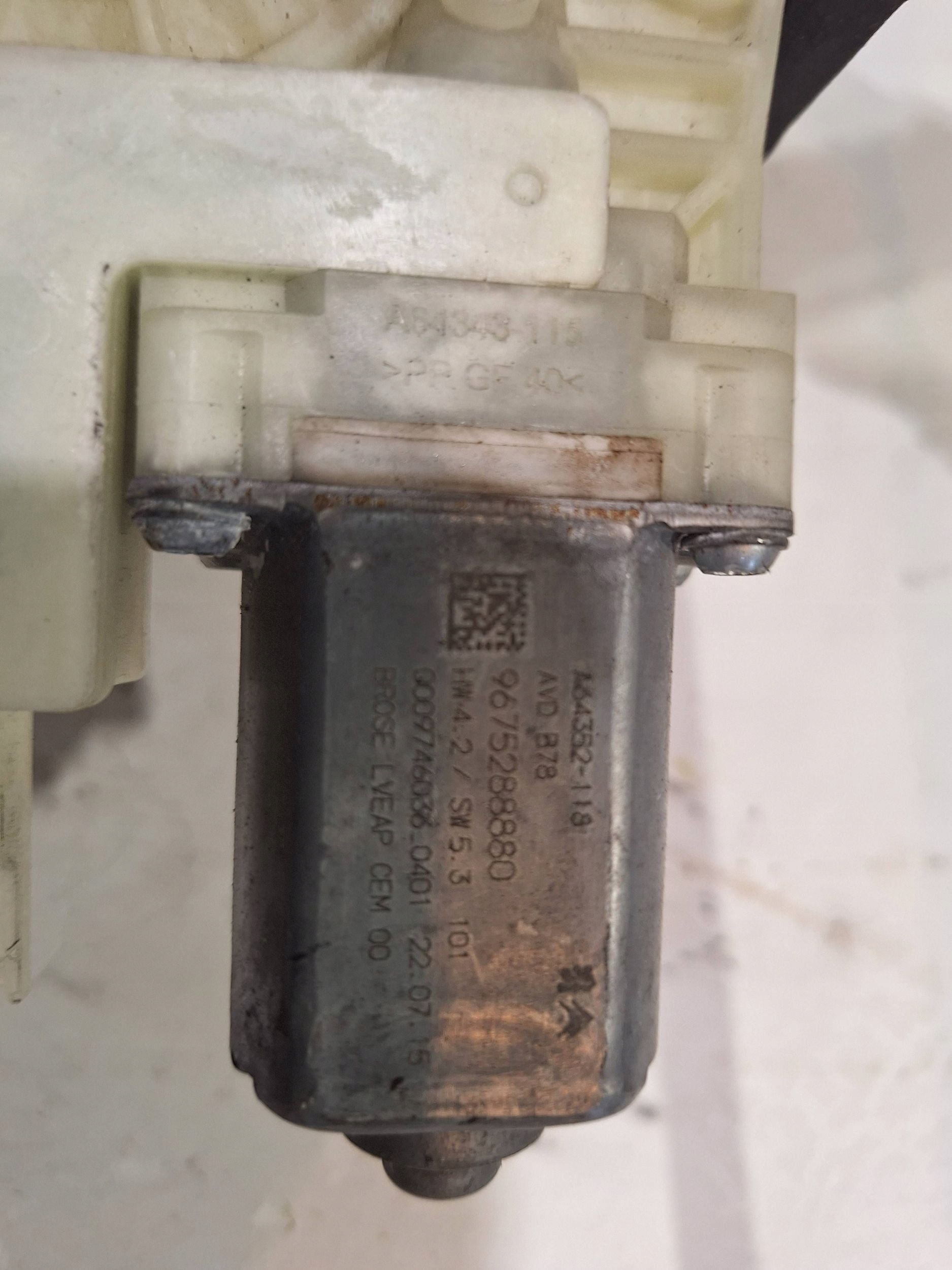 window regulator front right 9675288880 CITROEN C4 PICASSO 06