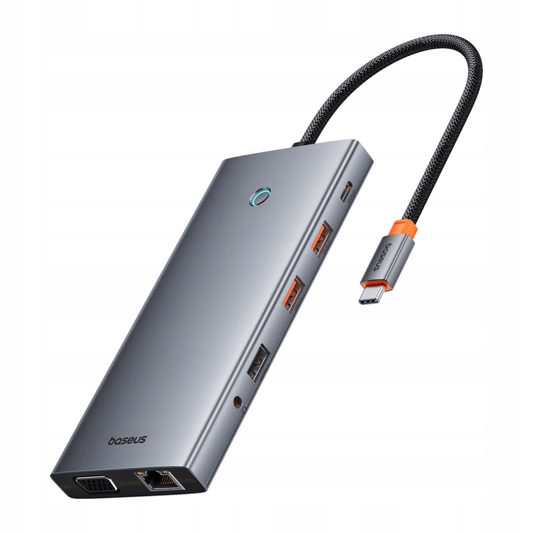13w1 Hub adapter PortalJoy Series Usb-c Hdmi Dp Vga Usb-a Pd RJ45 Sd Tf Aux