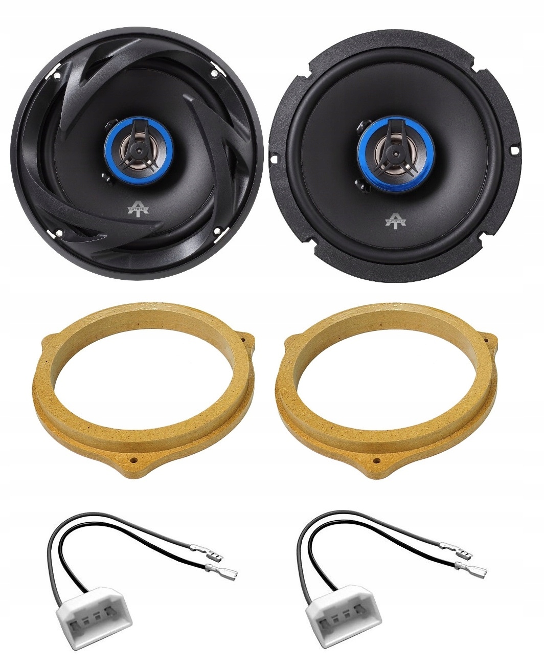 Automobilové reproduktory 165 mm Autotek ATX62 Ford Mondeo 4 C-max 2 Vzdialenosť