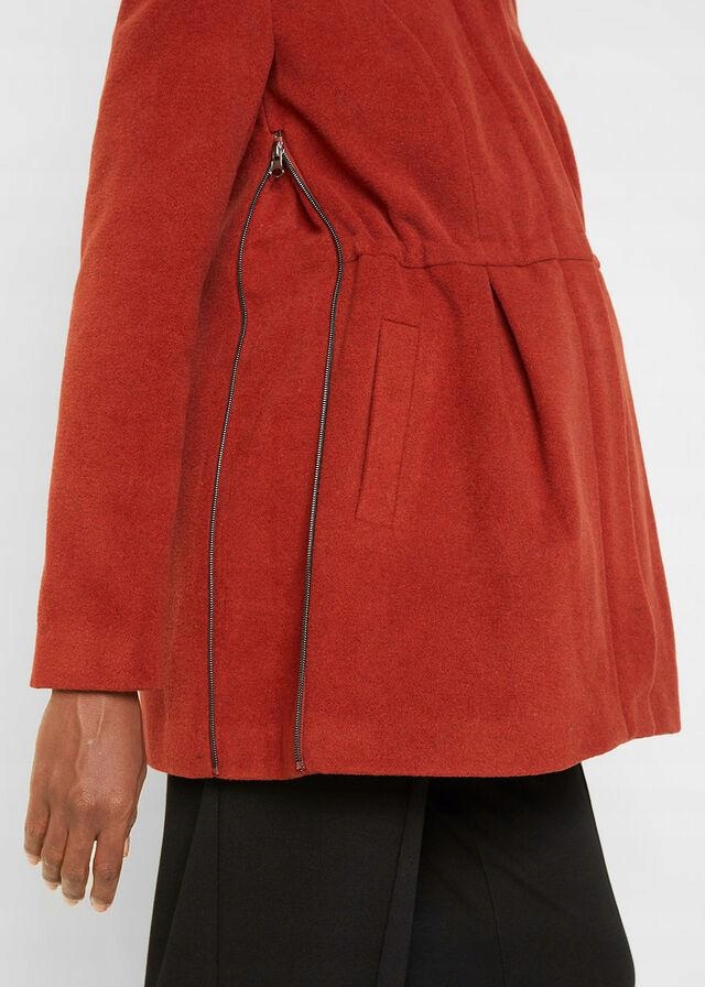 Bonprix 40 PŁASZCZ CIĄŻOWY Z KAPTUREM Marka Bonprix