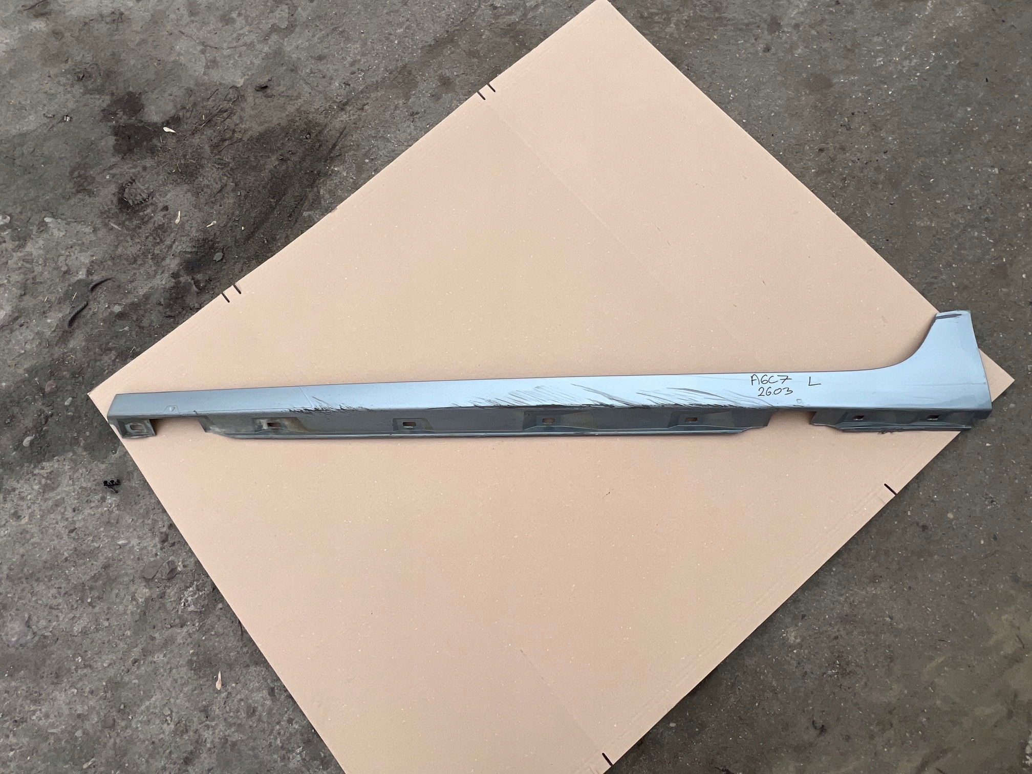 AUDI A6 C7 LY7G moulding cap threshold left threshold left 4G0853855G